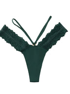 Celana Dalam Lace Ekslusif Women's Sheer Lace Panties Soft Briefs 8812 (M/L)