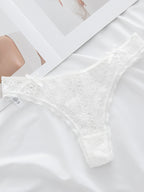 Women's Low Waist Lace Ribbon Thong Trousers 8813 (M/L)