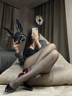 LS Stocking Wanita Dewasa Sexy Polos Transparant Pantyhose Without Crotch All Size 8818 Stoking Women Fashion Tanpa selakangan Tipis