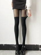LS Stocking Kaos kaki Wanita Dewasa Hosidery Polos Panjang All Size 8681 Women Sock Plain Pantyhose Fashion