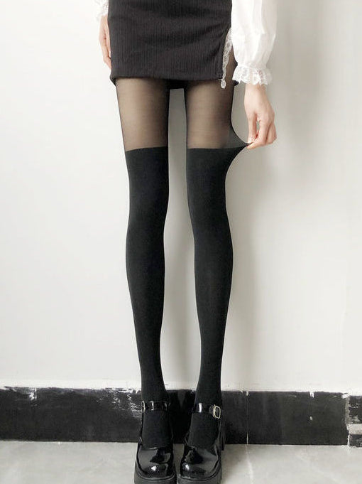 LS Stocking Kaos kaki Wanita Dewasa Hosidery Polos Panjang All Size 8681 Women Sock Plain Pantyhose Fashion