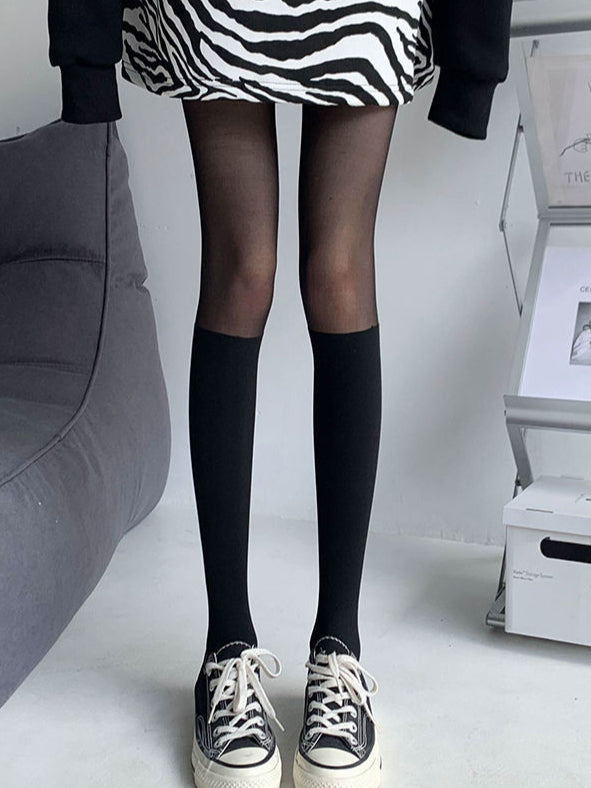 LS Stocking Kaos kaki Wanita Dewasa Hosidery Polos Panjang All Size 8681 Women Sock Plain Pantyhose Fashion