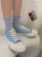 Womens Socks Lace Fishnet Patterned 8920