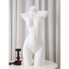 Women's Lace Thong Hollow Cut Halterneck Style L002 (M/L)